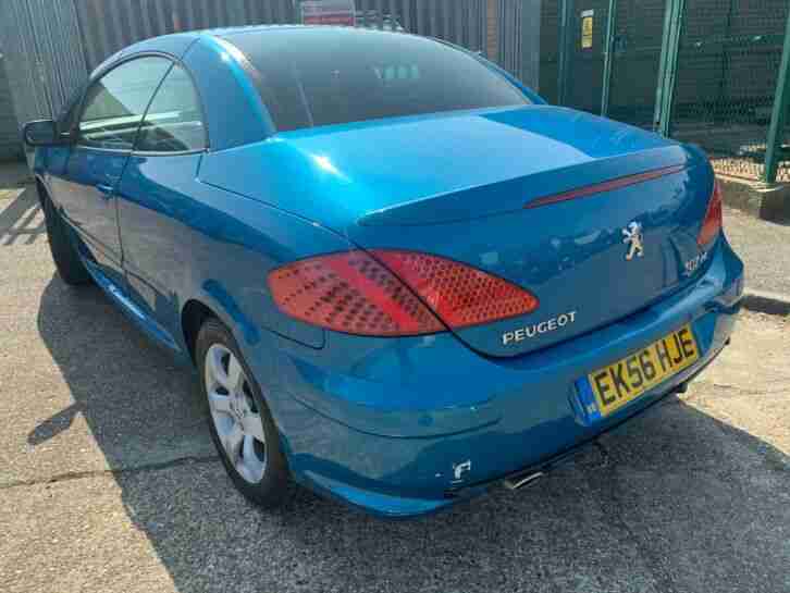 2006 56 Peugeot 307 S COUPE CABRIOLET Convertible 66000mls One owner Blue