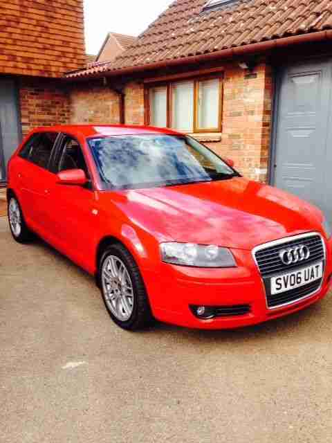 2006 AUDI A3 SPECIAL EDITION RED