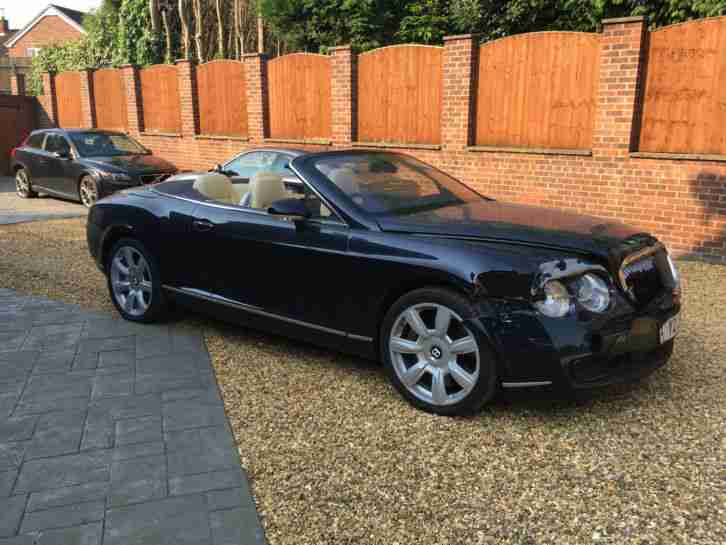 2006 BENTLEY CONTINENTAL GTC AUTO DAMAGED REPAIRABLE SALVAGE