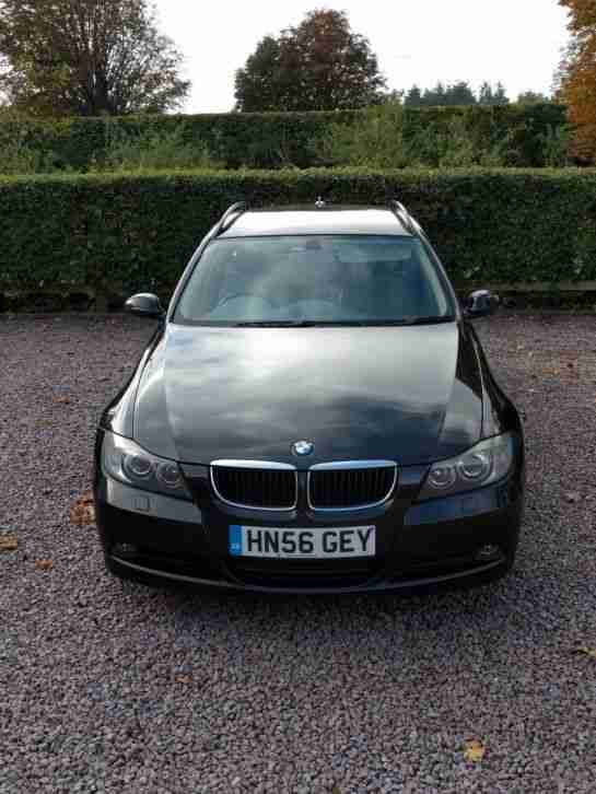 2006 BMW 320D SE TOURING MANUAL IN SAPPHIRE BLACK LEATHER INTERIOR