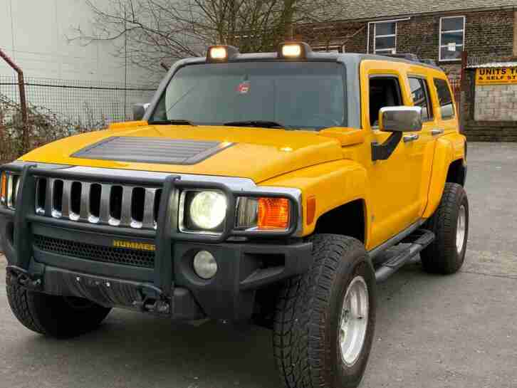 2006 HUMMER H3 3.5 DRIVE YELLOW MODIFIED OFF ROADERLHD FRESH IMPORT AMERICAN SUV