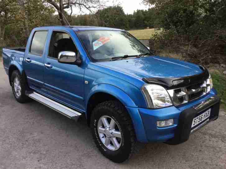 2006 ISUZU RODEO 3.0ltr DENVER MAX DOUBLE CAB 4x4 PICK UP GENUINE 1 OWNER