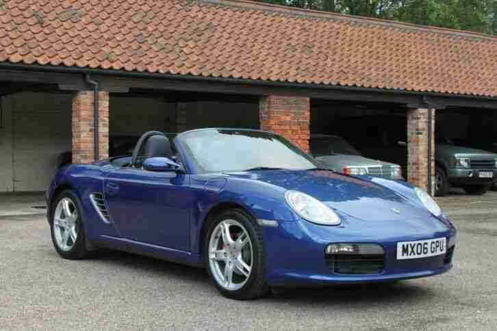 2006 Porsche Boxster 987 superb with low miles, FSH and upgrades.