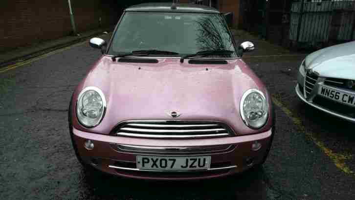 2007 ONE 1.6 CONVERTIBLE CABRIOLET PINK