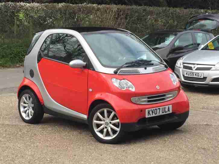 2007 SMART CITY PASSION AUTO 0.7cc Red Silver only 20,083 Miles WARRANTEED !