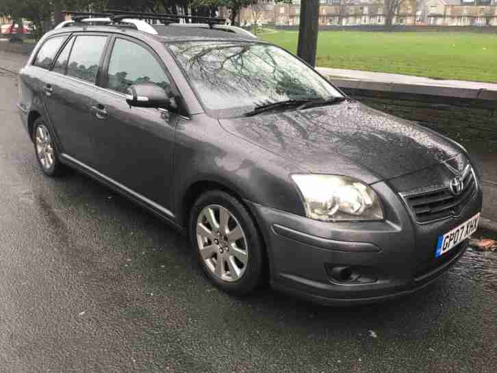 2007 Toyota Avensis estate manual 1.8 VVT i T3 X 5 door grey immaculate body