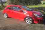 2008 08 VAUXHALL CORSA 1.6 SRI Turbo A C RED