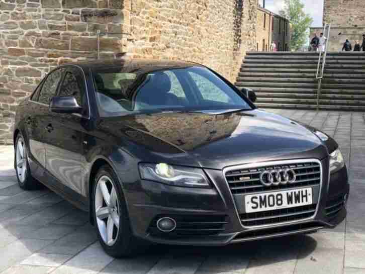 ✅ 2008 AUDI A4 S LINE 2.0 140 + XENONS + LEATHERS + LOW MILES + FULL SERVICE