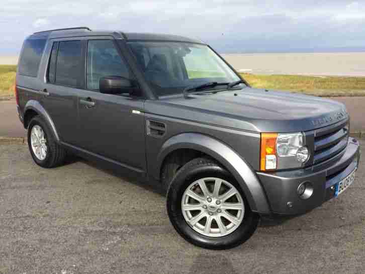 2008 LAND ROVER DISCOVERY 3 TDV6 SE A GREY AUTO WITH FULL SERVICE HISTORY
