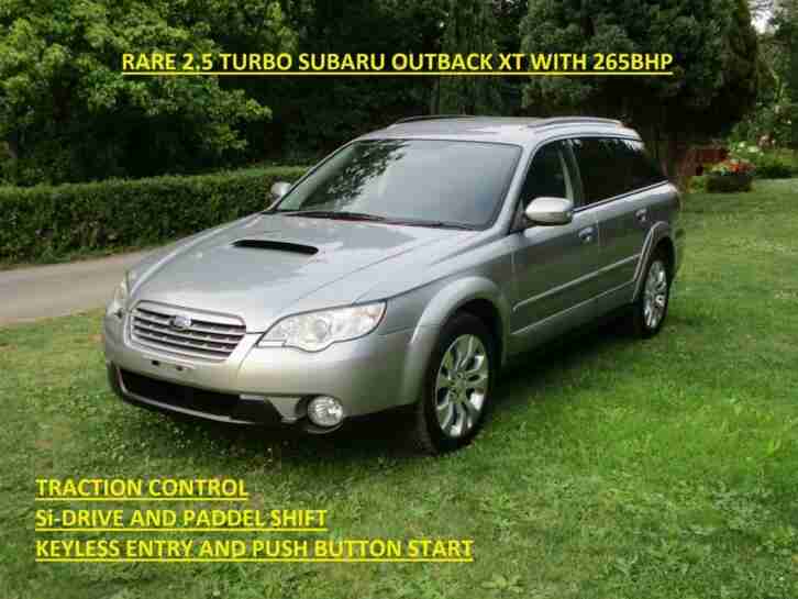 2008 OUTBACK 2.5 XT TURBO WITH CRUISE