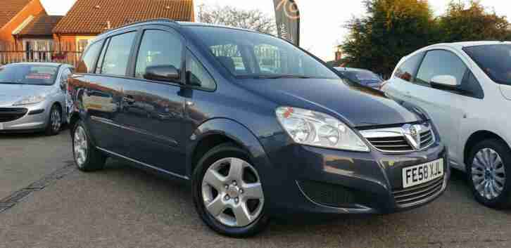2008 Vauxhall Zafira 1.6 16v Exclusiv Very Low Mileage Only 48k BLUETOOTH
