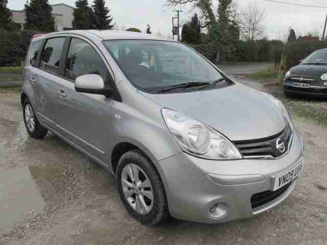 2009 09 NISSAN NOTE 1.6 ACENTA 5DR FSH ALLOYS CD AIRCON ELECTRIC PACK