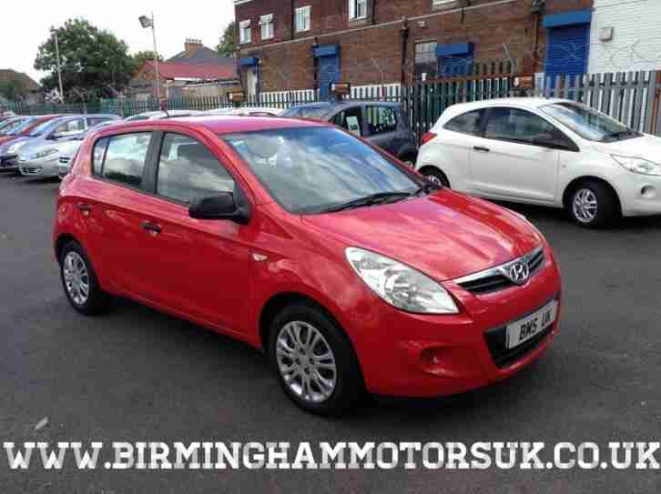 2010 (10 Reg) Hyundai I20 1.2 Classic 5DR Hachback RED + LOW MILES