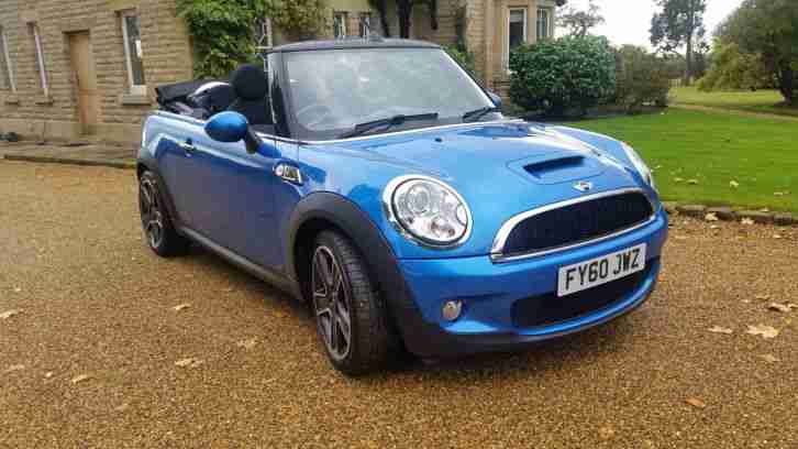 2010 MINI COOPER S BLUE +CHILLI PACK 1 LADY OWNER 15792 MILES