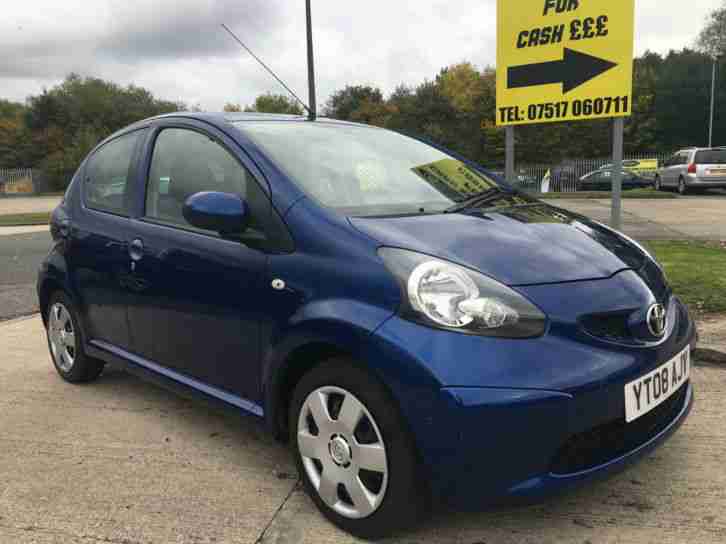 2010 TOYOTA AYGO 1.0 VVT I BLUE GOOD BAD CREDIT CAR FINANCE FROM 25 P WK