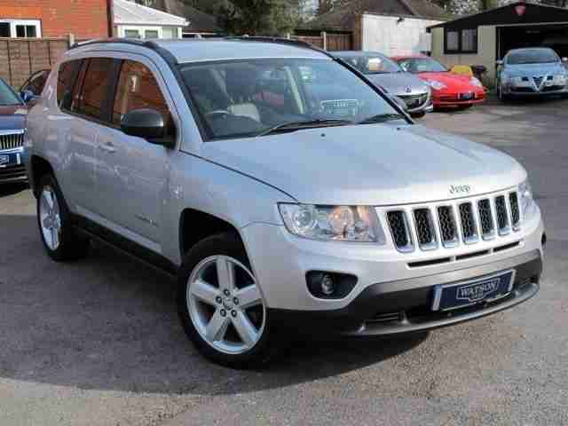 2011 11 JEEP COMPASS 2.1 CRD LIMITED 4WD 5D 161 BHP DIESEL