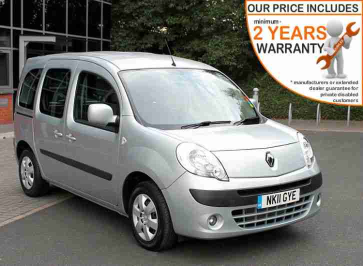 2011(11) RENAULT KANGOO 1.6 EXPRESSION LOW FLOOR WHEELCHAIR ACCESSIBLE VEHICLE
