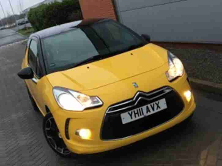 2011 DS3 STYLE E HDI YELLOW DIESEL