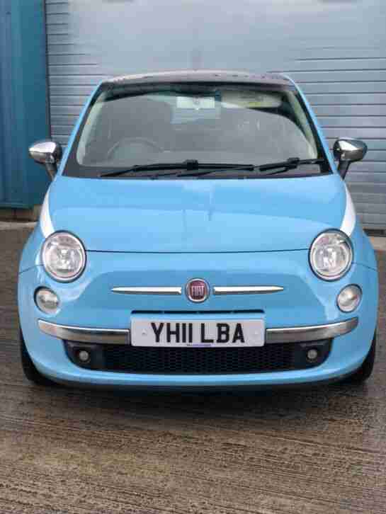2011 Fiat 500 Sport 1.4 Petrol 100bhp with Panaramic Sliding Roof and Air/Con