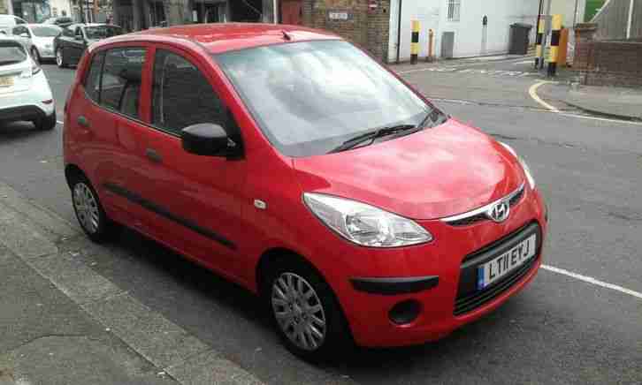 2011 HYUNDAI I10 CLASSIC RED GREAT condition AIR CON