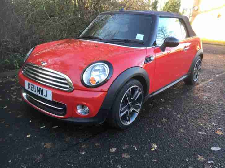 2011 Mini Cooper 1.6 Convertible Chili Pack, 38k miles, Automatic, 2 owners