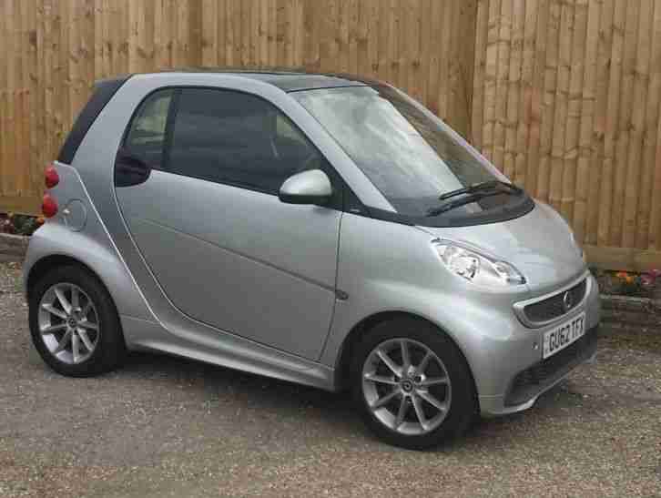 2012 (62) SMART FORTWO PASSION ONE OWNER 17K ONLY SATNAV AIRCON PANORAMIC ROOF