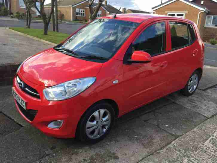 2013 I10 Active Red With Low Mileage