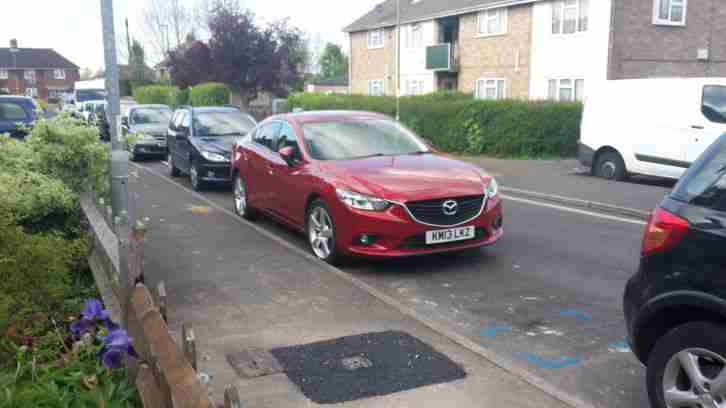 2013 MAZDA 6 SKYACTIV 2.2 DIESEL SE L NAV D AUTO RED Cat C With Faults