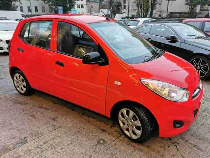 2013 Red Hyundai i10 1.2 with only 26,700 Miles!