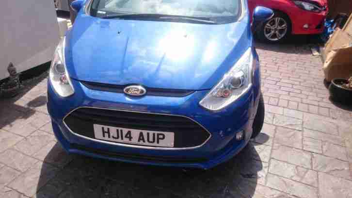 2014 FORD B MAX ZETEC BLUE Only 7056 Miles