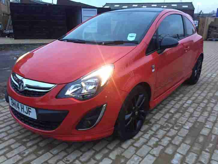 2014 VAUXHALL CORSA D 1.2l LIMITED EDITION RED