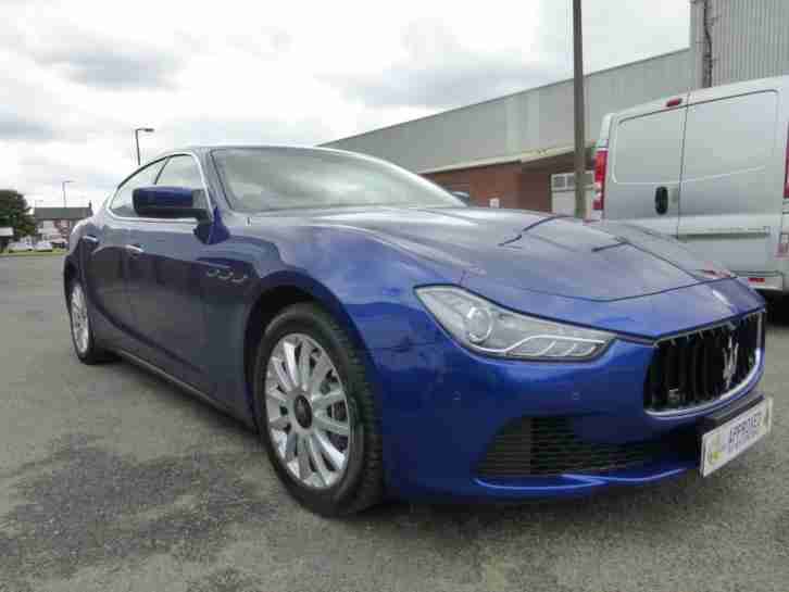 2015 15 plate Maserati Ghibli 3.0TD 275ps Auto start stop Maserati Warranty FSH