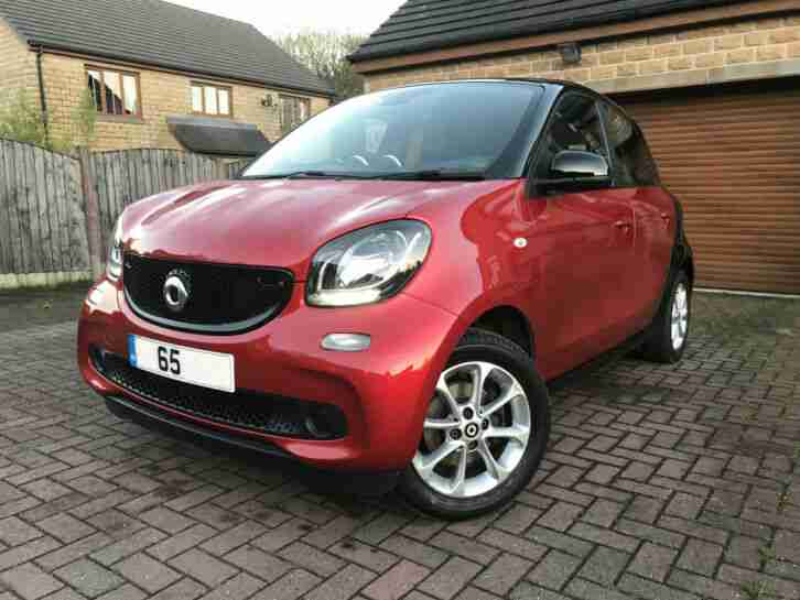 2015 65 SMART ForFour 1.0 Passion 5dr Mercedes Car Stop Start for four city Red