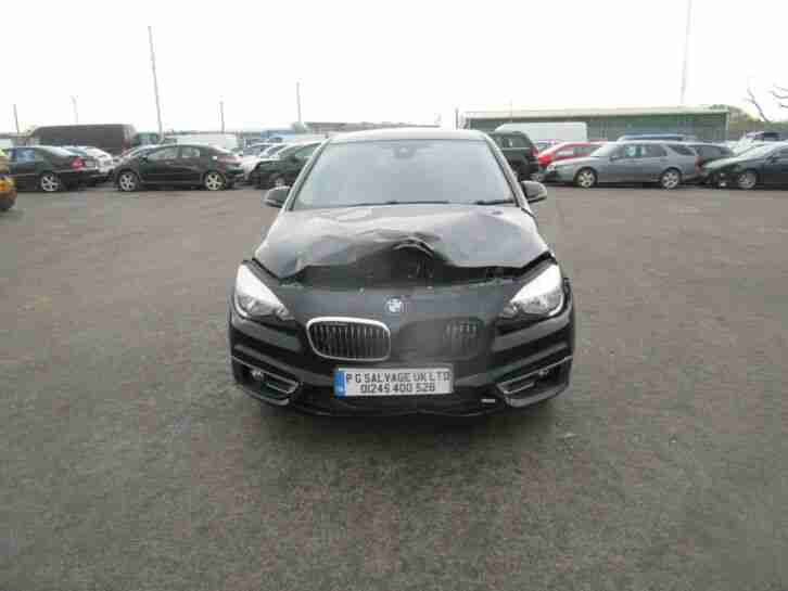 2015 BMW 218D LUXURY 2.0 DIESEL AUTOMATIC DAMAGED REPAIRABLE SALVAGE