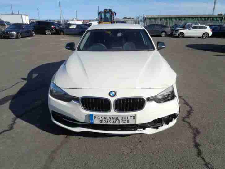 2017 BMW 320I SPORT 2.0 PETROL 6 SPEED MANUAL DAMAGED REPAIRABLE SALVAGE