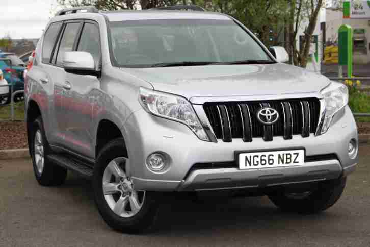 2017 Toyota Land Cruiser 2.8 D 4D 4X4 Active (177bhp) Diesel silver Automatic