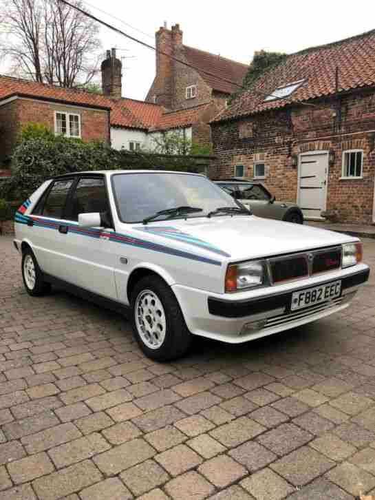 1989 Lancia HF Turbo IE 1.6 Martini UK RHD 1 owner. Dry stored for years.
