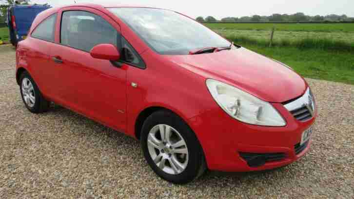 2009 Vauxhall Corsa 1.0i 12V Active 3dr PX TO CLEAR HATCHBACK Petrol Manual