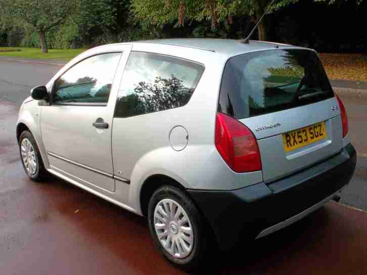 53 Reg Citroen C2 1.4 HDi LX 2 P Owners 97K £20 A Year Road Tax Very Economical