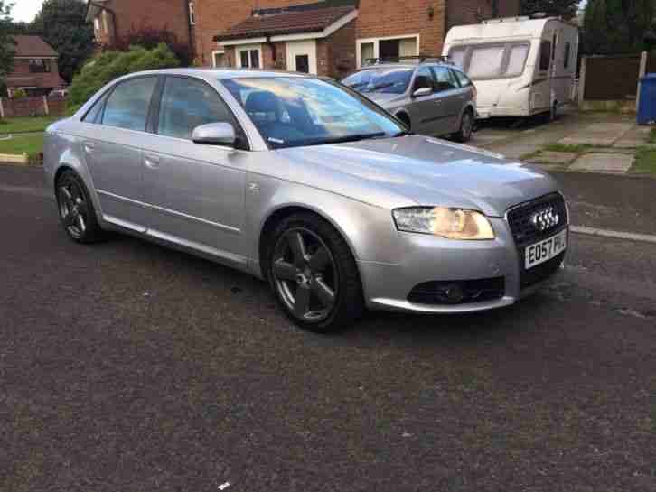 57 (reg) AUDI A4 2.0 TDI S LINE AUTO AUTOMATIC SILVER SALOON~~TOP OF THE RANGE