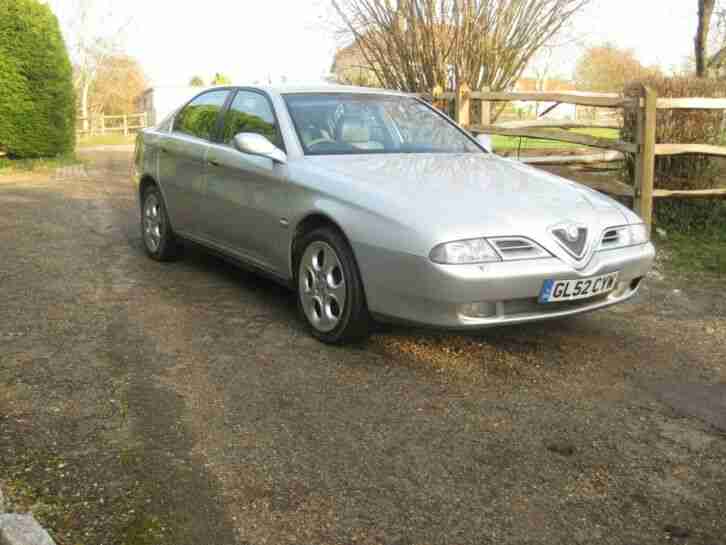 ALFA 166 LUSSO MANUAL 2002 2.0 TWINSPARK IN EXCELLENT CONDITION WITH GOOD S HIST