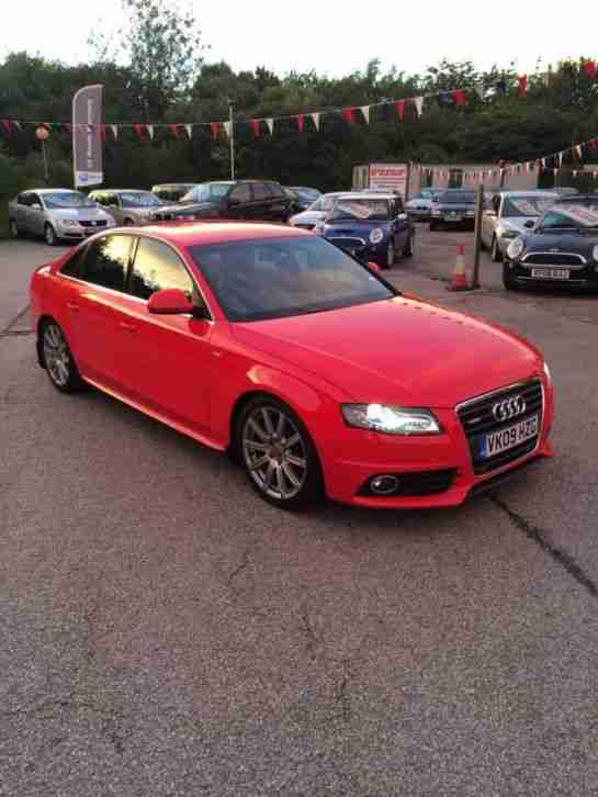 AUDI A4 TFSI S LINE 2009 Petrol Manual in Red