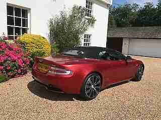 Aston Martin DB9 V12 Volante Touchtronic Automatic Carmine Red FAMSH 30000 miles