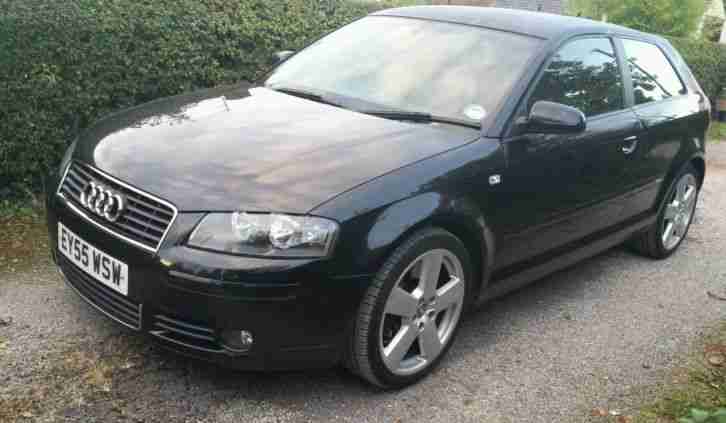 Audi A3 3.2 Quattro S line 3 door DSG gearbox 55 plate with Bose sound system.
