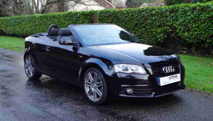 Audi A3 Cabriolet 2.0TFSI S Line with S Tronic (2010MY) Black Edition