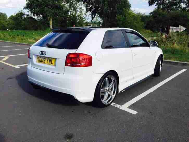Audi A3 S3 Rs3 2009 3Door Sportsbody white 1.9tdi remapped with service history