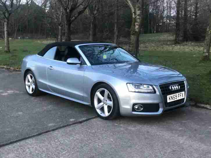 Audi A5 Convertible S Line 2.0 TDi 2009 excellent condition throughout
