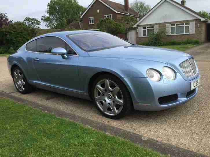 BENTLEY CONTINENTAL GT MULLINER AUTO 2005 SILVER BLUE part ex welcome