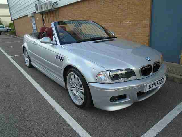 BMW M3 convertible Manual Sper car in Stunning conditon Red Leather