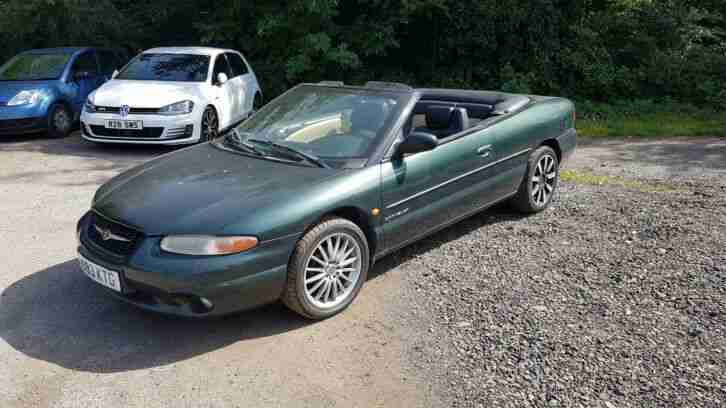 CHRYSLER STRATUS CONVERTIBLE 2.5 AUTO 2000 LEFT HAND DRIVE PROJECT